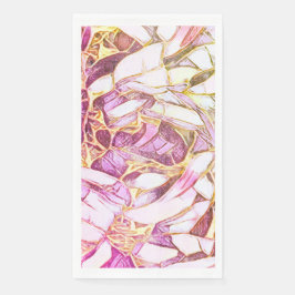 ピンクかわいらし色と金ゴールドフェイク花