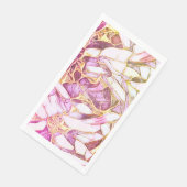 ピンクかわいらし色と金ゴールドフェイク花 (コーナー)