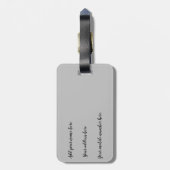 ピンクかわいらし色にアステカ染めインスパイアた荷姿 ラゲッジタグ (裏面縦)