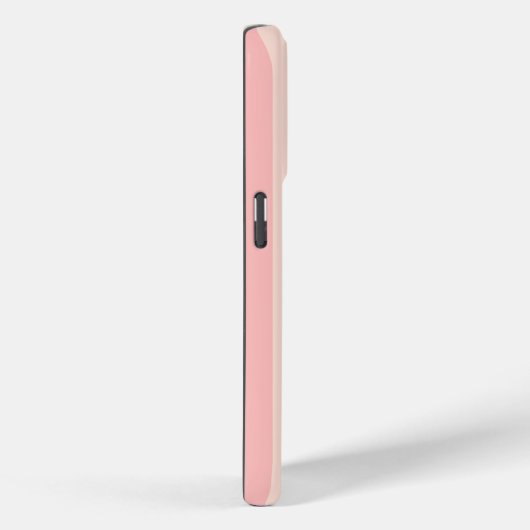 ピンクかわいらし色のストライプ Case-Mate iPhoneケース (裏面 / 右)