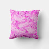 ピンクかわいらし色のホットピンク赤面ピンク クッション (裏面)