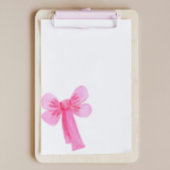 ピンクかわいらし色の弓のブライダルシャワーの招待状 招待状