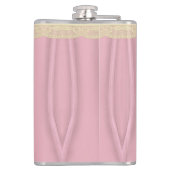 ピンクかわいらし色の組み合わせ フラスク (裏面)