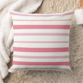 ピンクかわいらし色の網目模様 クッション (ブランケット)