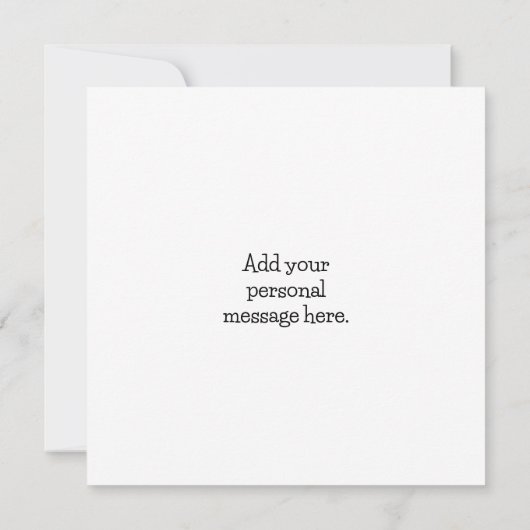 ピンクかわいらし色の花のパーソナライズされた女性 カード (裏面)