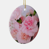 ピンクかわいらし色の花 セラミックオーナメント (右)