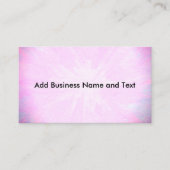 ピンクかわいらし色 名刺 (正面)