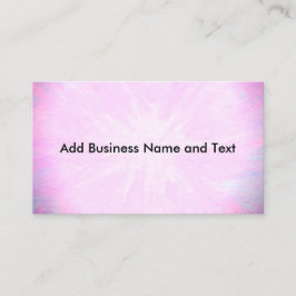 ピンクかわいらし色 名刺