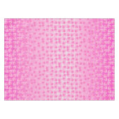 ピンクかわいらし花びら テーブルクロス (正面(横))