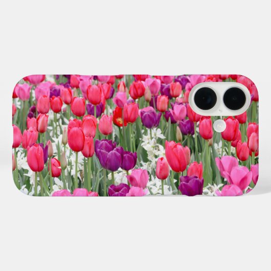 ピンクかわいらし花びら Case-Mate iPhoneケース (裏面 (横))