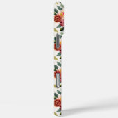 ピンクかわいらし花模様 | イニシャルモノグラム Case-Mate iPhoneケース (裏面 / 右)