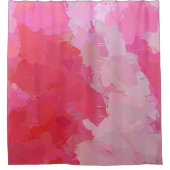 ピンクかわいらし蝶シャワーカーテン シャワーカーテン (正面)