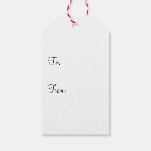 ピンクかわいらし蝶プリント ギフトタグ (裏面)