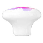 ピンクかわいらし蝶プリント セラミックノブ (側面)