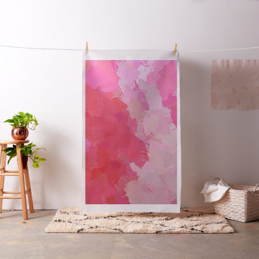 ピンクかわいらし蝶 ファブリック (インサイチュ)