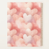 ピンクかわいらし赤面ハート プランナー手帳 (裏面)