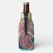 ピンクかわいらし金ゴールドトレンディーパイナップル ボトルクーラー (ボトル裏面)