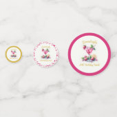 ピンクかわいらし30歳の誕生日お祝い コンフェッティ (正面)