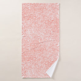 ピンクかわいらし バスタオル