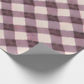 ピンクかわいらし、ラベンダー、茶色のプライドのギフトラップ ラッピングペーパー (角)