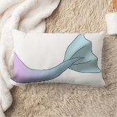 ピンクかフロストの勾配の人魚の尾 ランバークッション (ブランケット)