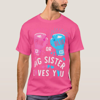 ピンクかブルーか お姉ちゃんが大好きボクシング バッグ Tシャツ