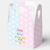 ピンクかブルーが大好き！性別の表示 フェイバーボックス (オープン)