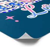 ピンクかブルーのおじいちゃんは大好き ポスター (角)