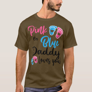 ピンクかブルーのパパが女性を明かす性愛 Tシャツ