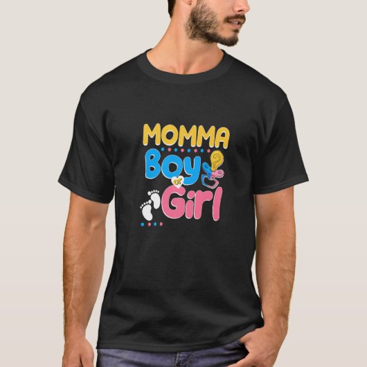 ピンクかブルーのママは今ま最高のでのお母さん愛 Tシャツ (正面)