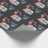 ピンクかブルーのママ、愛している – 性の暴露 ラッピングペーパー (角)