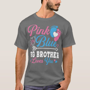 ピンクかブルーの兄が愛する性別B Tシャツ