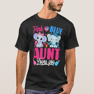 ピンクかブルーの叔母がゾウを明かす性愛 Tシャツ