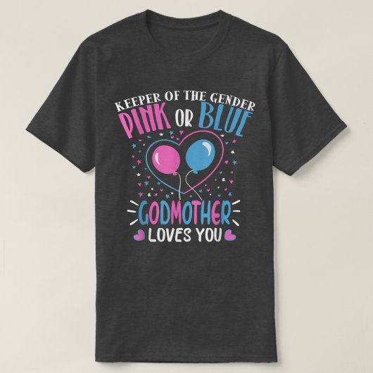 ピンクかブルーの女神が愛する女性が母を明かす Tシャツ (デザイン正面)