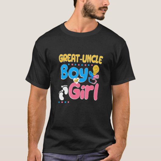 ピンクかブルーの素晴らし叔父は今まで最高のもの叔父を愛す Tシャツ (正面)