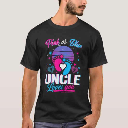 ピンクか青い叔父は君の母親と父親を愛しているN Tシャツ (正面)