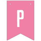 ピンクか青私達は愛します性はハートを明らかにします バンティングフラッグ (第1の旗)