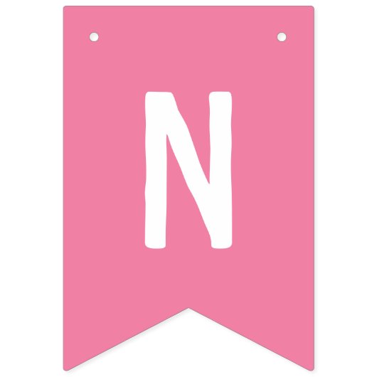 ピンクか青私達は愛します性はハートを明らかにします バンティングフラッグ (第3の旗)