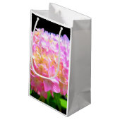 ピンクがかった紫色のオレンジアジサイ スモールペーパーバッグ (裏面アングル)