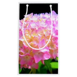 ピンクがかった紫色のオレンジアジサイ スモールペーパーバッグ