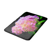 ピンクがかった紫色のオレンジアジサイ バスマット (アングル)