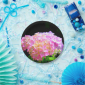 ピンクがかった紫色のオレンジアジサイ ペーパープレート (パーティー)