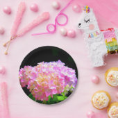 ピンクがかった紫色のオレンジアジサイ ペーパープレート (パーティー)