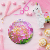 ピンクがかった紫色のオレンジアジサイ ペーパープレート (パーティー)