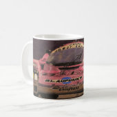 ピンクがかわいい コーヒーマグカップ (正面左)