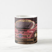 ピンクがかわいい コーヒーマグカップ (中央)