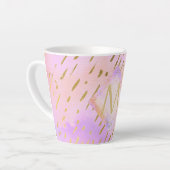 ピンクが大好きな女の子への贈り物|過去記事金ゴールド カフェラテマグ (左アングル)