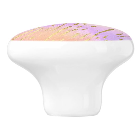 ピンクが大好きな女の子への贈り物|過去記事金ゴールド セラミックノブ (側面)