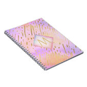 ピンクが大好きな女の子への贈り物|過去記事金ゴールド ノートブック (右側)