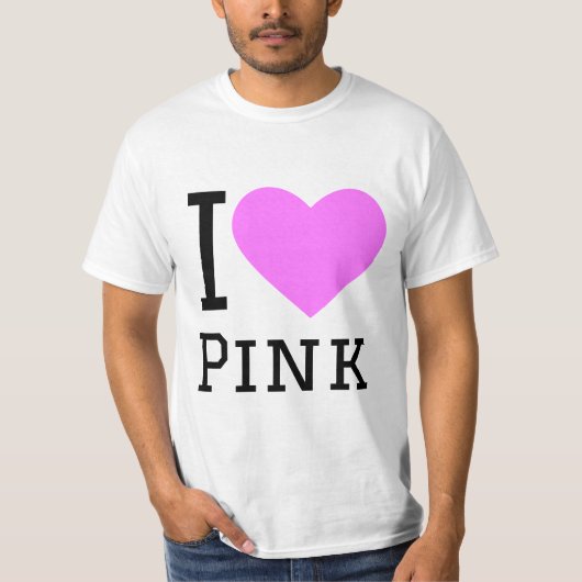 ピンクが好き Tシャツ (正面)